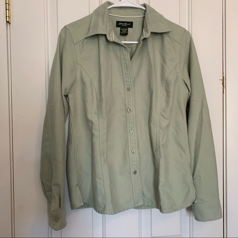 Eddie Bauer Thick Button Down Top
